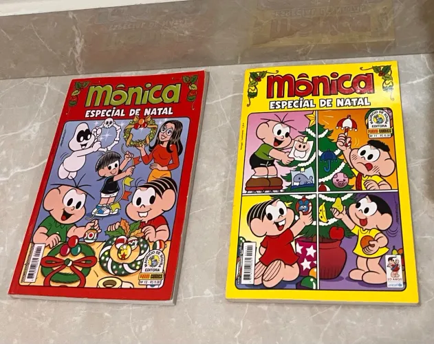 Turma da Monica especial de Natal pack com 2 revistinhas de 160 páginas