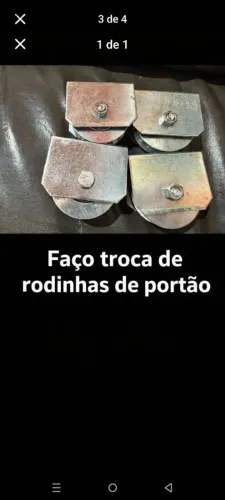 Faço troca de rodinhas de portão atendimento domicílio Cuiabá e várzea grande. *