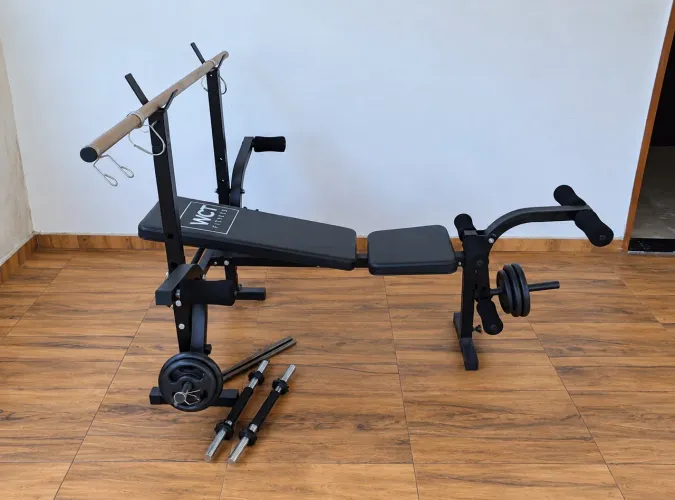 Banco de Musculação Multifuncional WCT Fitness - Treino Completo em Casa