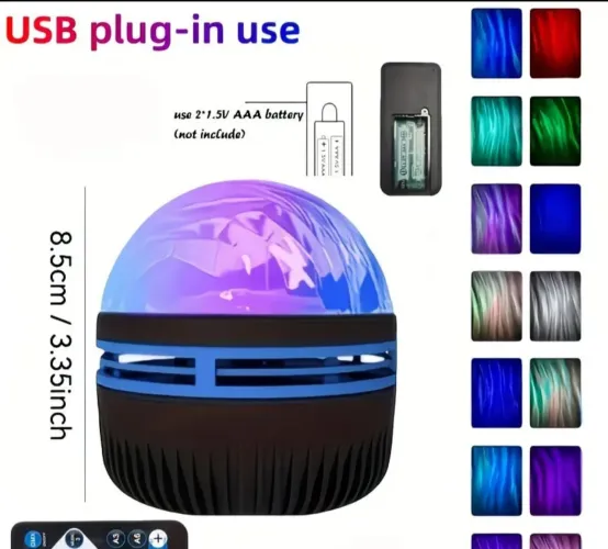 Luminária Led Colorida