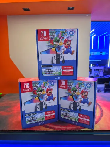 Nintendo Switch OLED (NOVO-LACRADO) + GARANTIA de Loja Física.