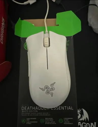 Mouse Razer Deathadder Essential Branco