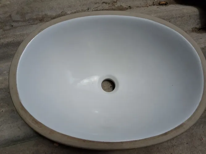 Bacia louça com bancada