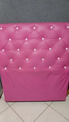 Cabeceira rosa Solteiro 