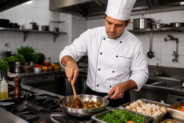 Cozinheiro de buffet