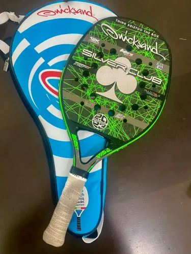 Raquete quicksand silver club - Novinha - beach tennis