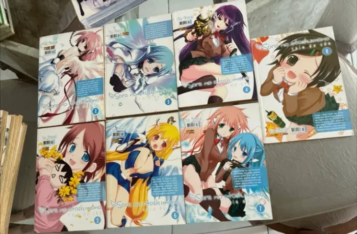 SORA NO OTOSHIMONO - VOLUMES 02 AO 08 | MANGÁS