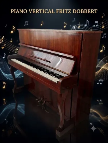Piano Vertical Fritz Dobbert c/ Banqueta