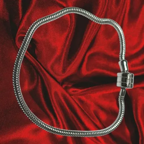 Pulseira Berloqueira de Prata