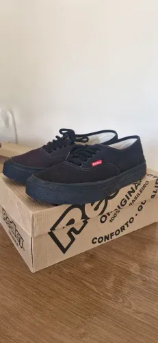 Tênis Redley Originals Preto All Black Casual Unissex