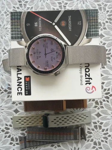 Smartwatch Amazfit Balance + 3 pulseiras e protetor de tela