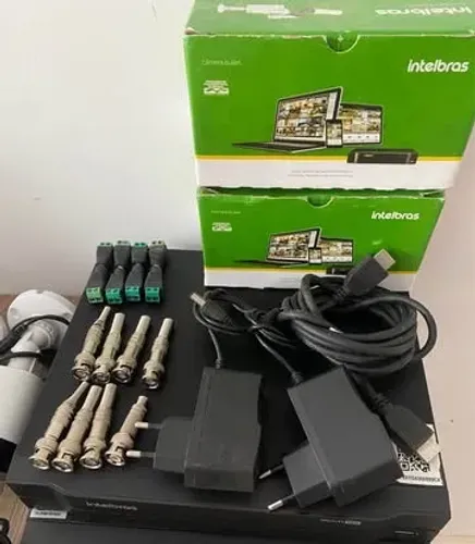 VENDO KIT DE MONITORAMENTO INTELBRAS ( DVR para 16 câmeras)