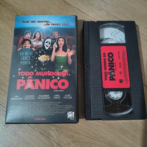 Fita VHS Todo Mundo em Pânico - Dublado (Leia o anúncio)