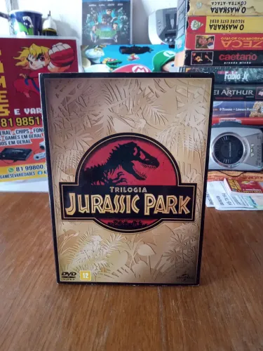 Vendo Trilogia JURASSIC PARK original em dvd !!! 