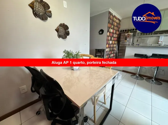 Apartamento para locação de 1 quarto, 1 banheiro e 1 vaga de garagem em Águas Claras, laze
