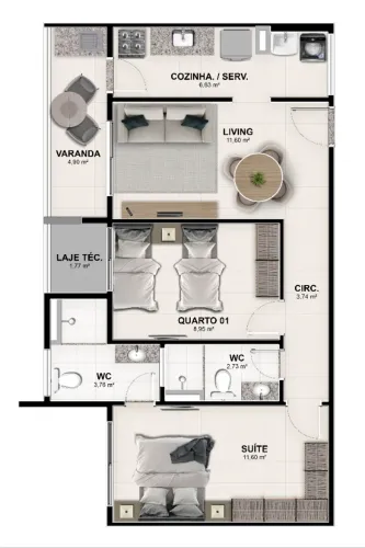 Oportunidade - Cyano Residence - Repasse abaixo do preço
