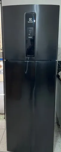 Geladeira Electrolux IF43B Frost Free Inverter 390L Black Inox - Excelente Estado