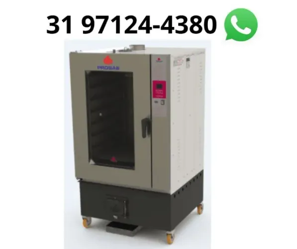 Forno Turbo 10 Esteiras a Lenha Progas