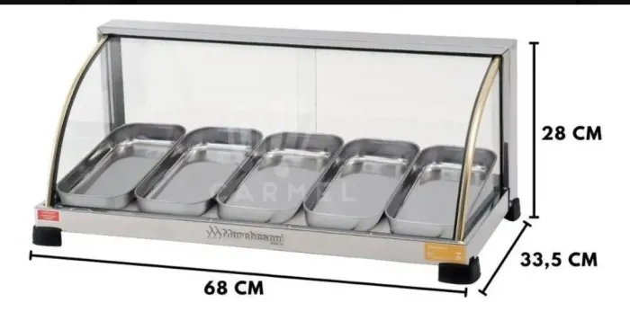 Estufa Para Salgados Ouro Curva 5 Bandejas Ef.2.052 Marchesoni 220v