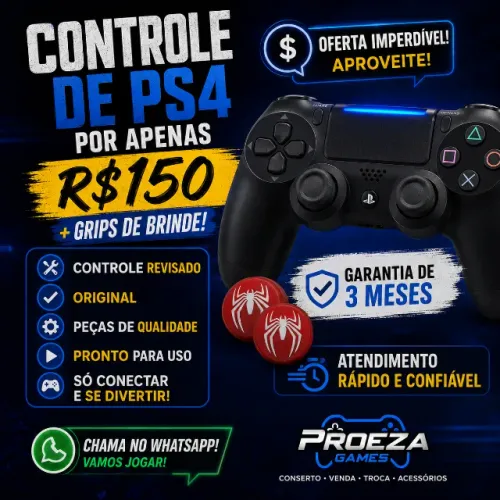 Controle de ps4 Original/Garantia/brinde