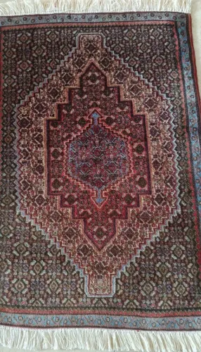 Tapete Persa Senneh Original Feito à Mão - Lã Legítima