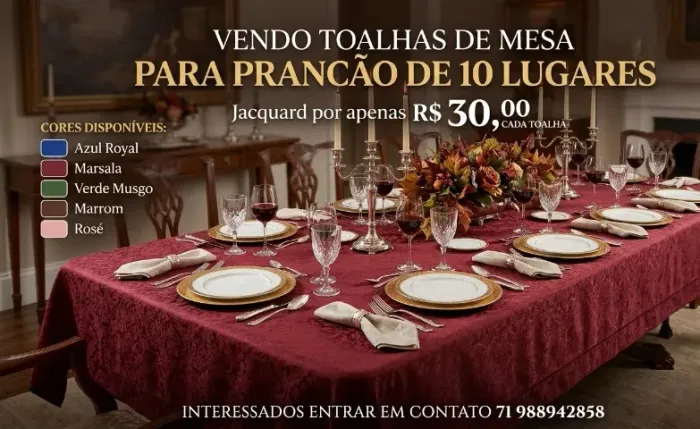 Toalha de Mesa Jacquara