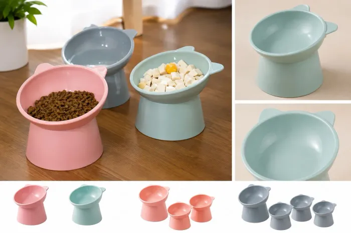 Comedouro Elevado para Gatos e Cães de Pequeno Porte gato persa 