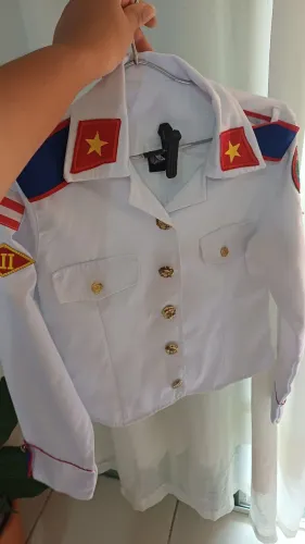 Túnica, Luvas e Gola Feminina Colégio da Polícia Militar da Bahia 