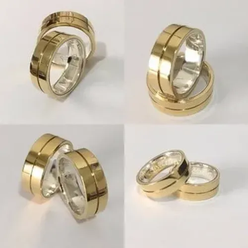 Aliancas cor de Ouro