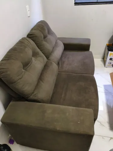Sofá Retrátil e Reclinável 2 Lugares Marrom