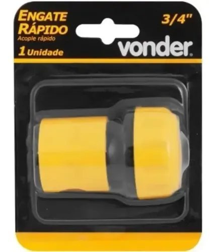 Engate Rápido Para Mangueira 3/4 Passagem Livre Vonder
