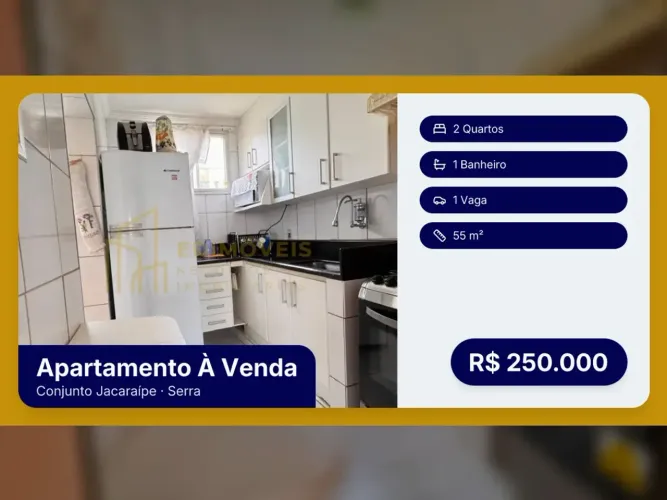 Exclusivo apartamento mobiliado em Conjunto Jacaraípe, Serra/ES