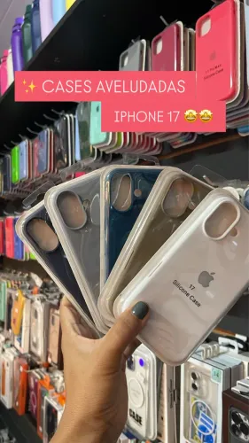Cases Aveludadas para iPhone 17 Normal 