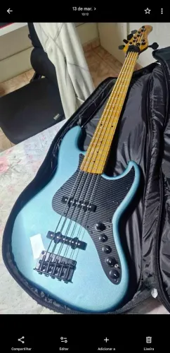 Baixo Tagima TW-73 5 Cordas + Circuito Ativo Clone Fernandes