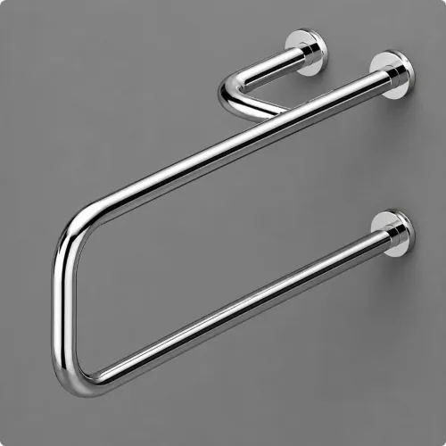 Barra de apoio fixa em Inox Polido.