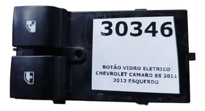 Botão Vidro Eletrico Chevrolet Camaro Ss 2011 2012 Esquerdo