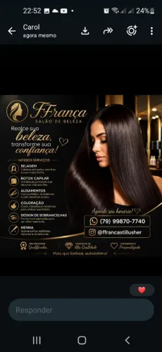 Serviços de salão de beleza