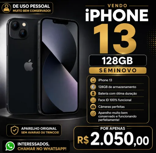 iPhone 13 preto