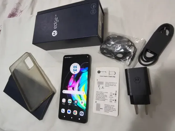 Celular Motorola Edge 20 5G  128 GB - Preto (Impecável - Sem riscos ou marcas!)