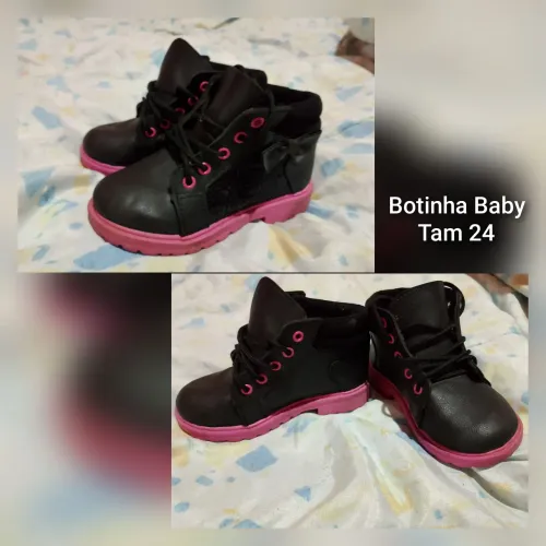 Bota infantil menina Tam 24