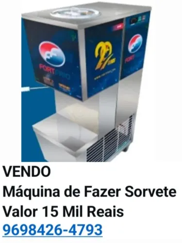 Vende esta  máquina de sorvete 
