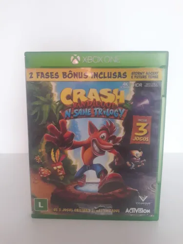 Crash Bandcoot 3 em 1 Mídia Física Xbox 