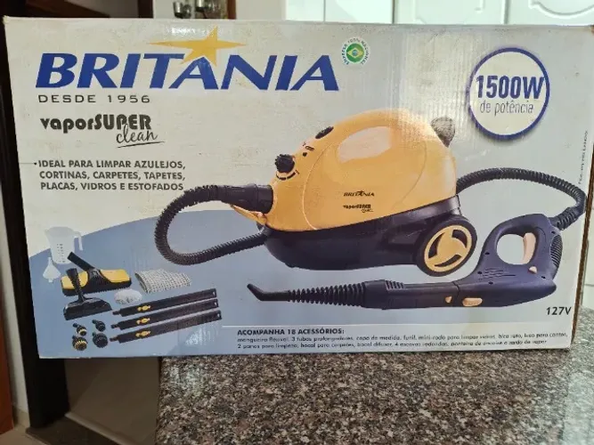Limpadora a vapor Britânia super clean