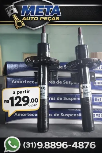 AMORTECEDORES REMANUFATURADOS COM GARANTIA DE 01 ANO