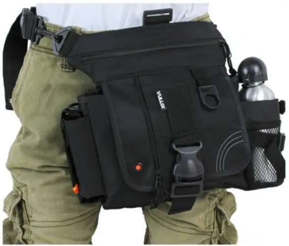 Pochete Cartucheira Hidra Bolsos Prende Na Cintura E Perna
