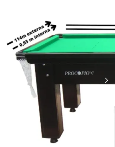 Mesa de Sinuca semi nova Único Dono