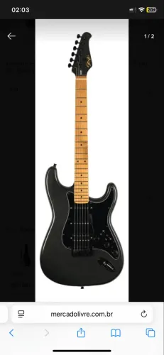 Vendo guitarra seizi com efeitos + cubo borne