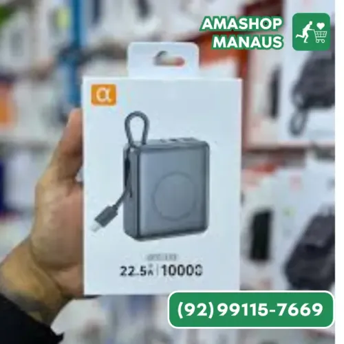 Mini Carregador Portatil Power Bank Kaidi 10000mAh Turbo