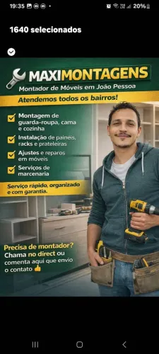 Montador de moveis em joao pessoa