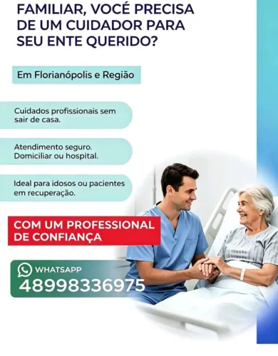 Quer um cuidador para seu familiar?